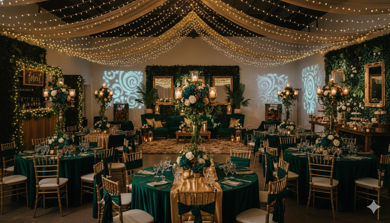 Complete event theme decoration package